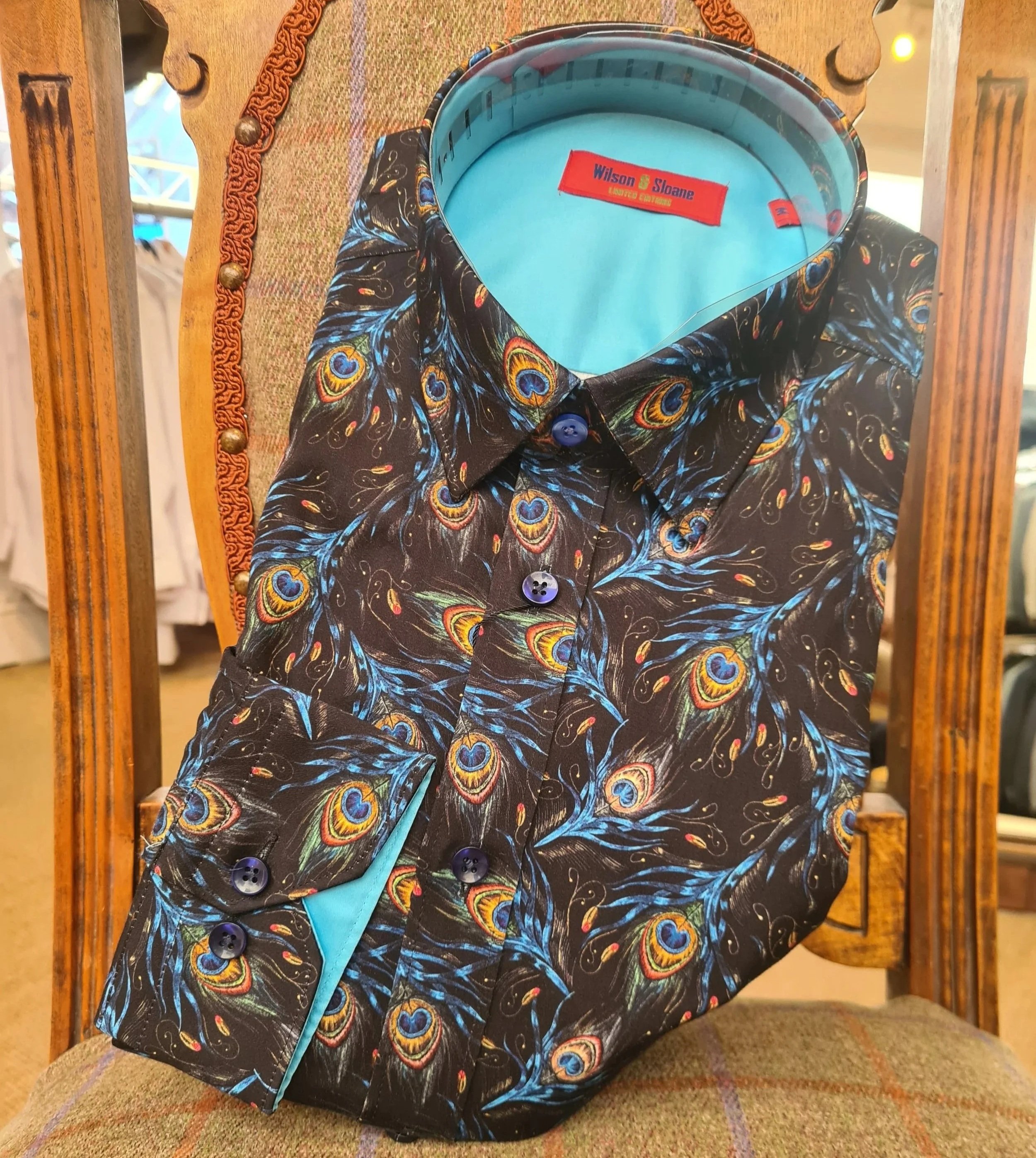 Wilson & Sloane - Limited Edition Peacock Print Shirt