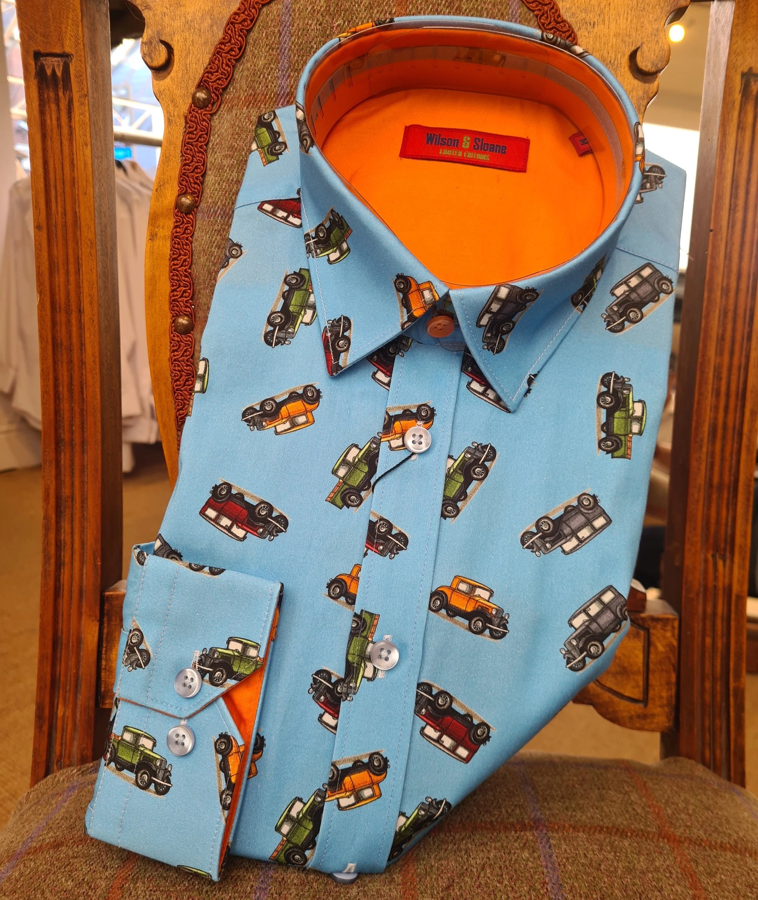 Wilson & Sloane - Limited Edition Vintage Car Print Shirt