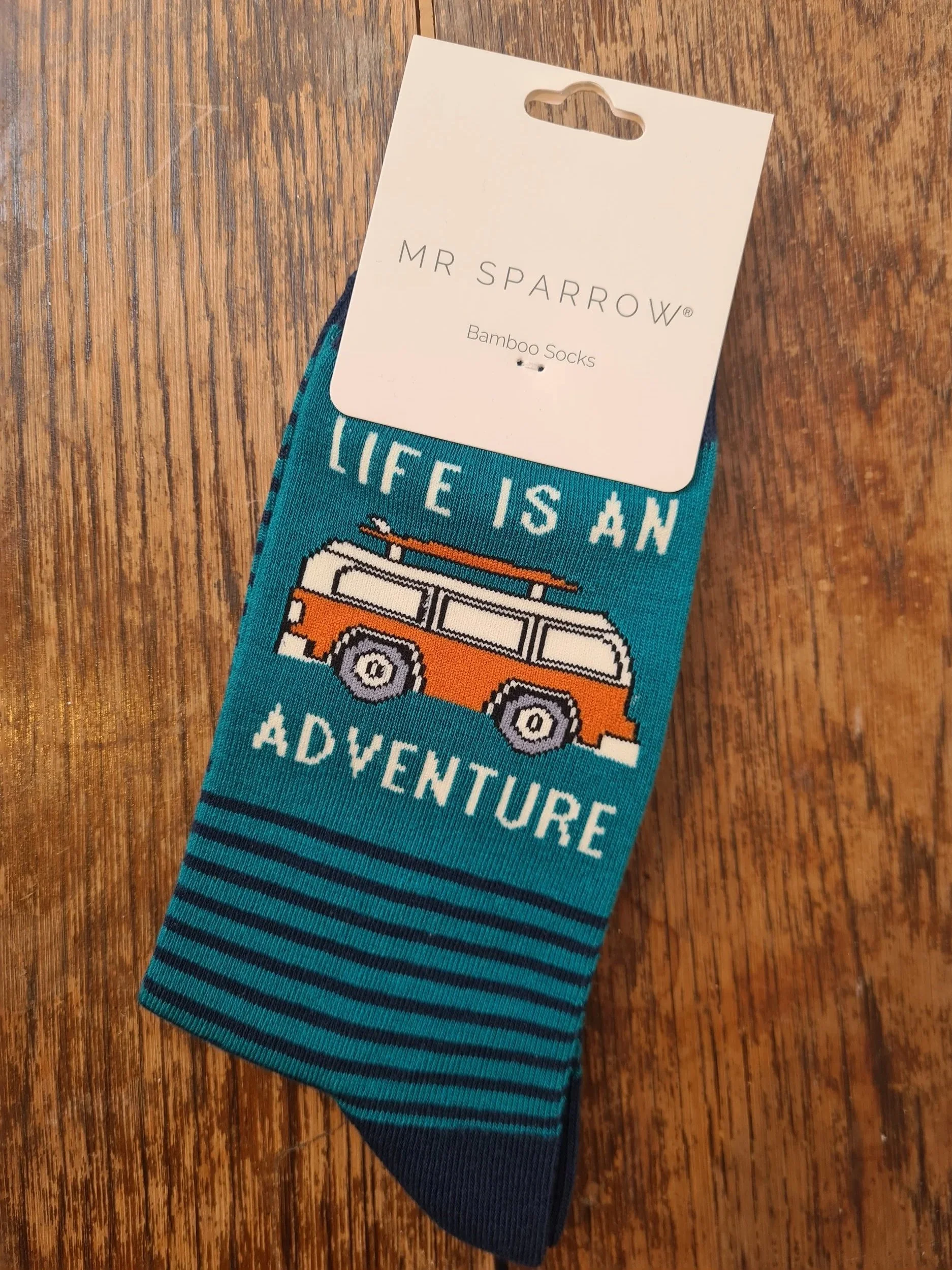 Mr Sparrow Bamboo Socks - Adventure Van