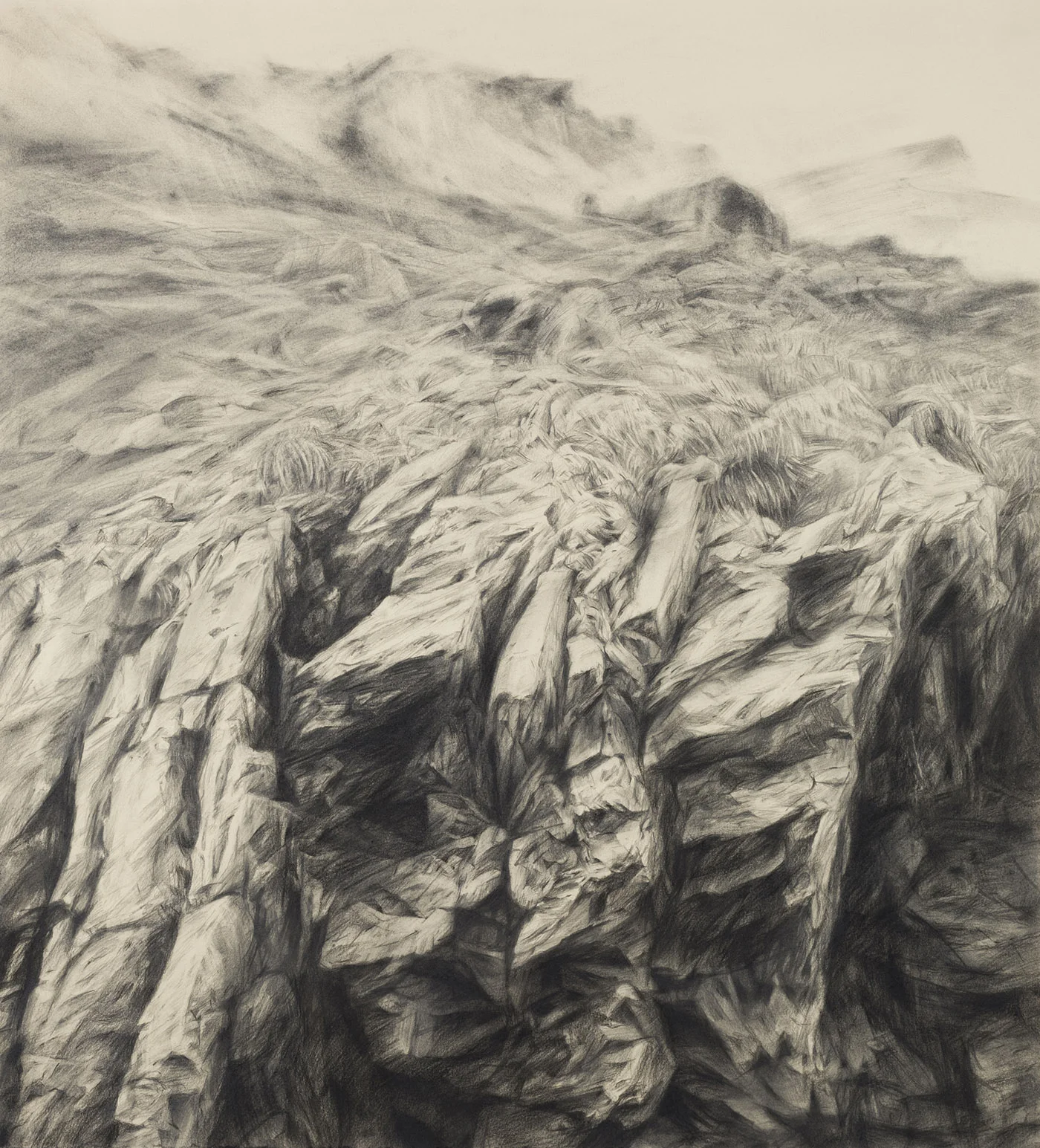 Earth, graphite, 62 x 57 cm, 2012 (photo by Dean Butters)