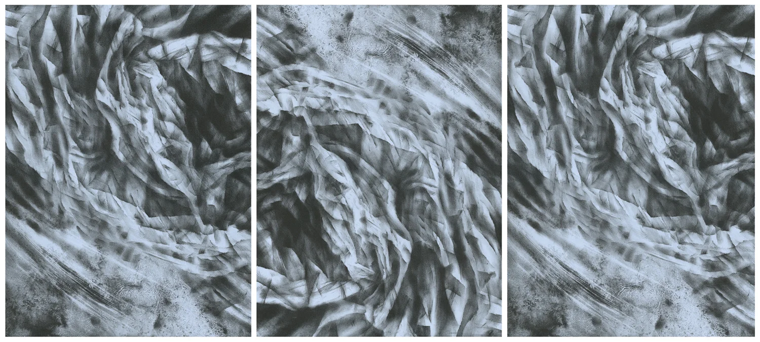 Gyre, lithograph, 38 x 86 cm, unique state, 2012