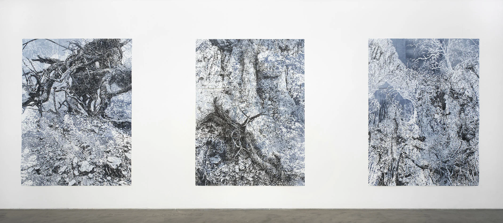 'Ghost' series in 'Precipice' solo exhibition, ANCA Gallery, Canberra