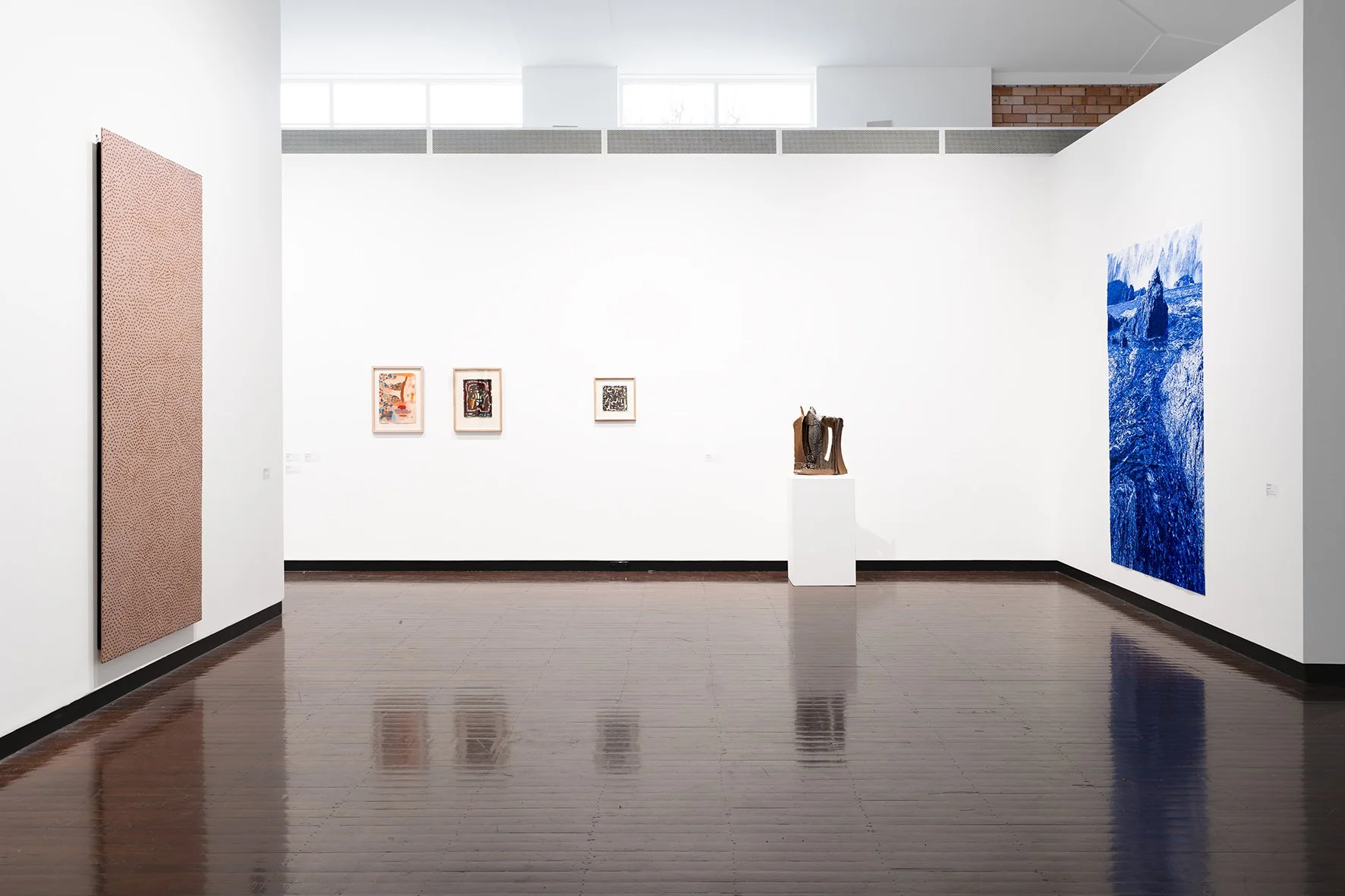 Installation of Material Nature at the ANU Drill Hall Gallery, 20 June - 10 August, 2025. Photo: Oscar Capezio