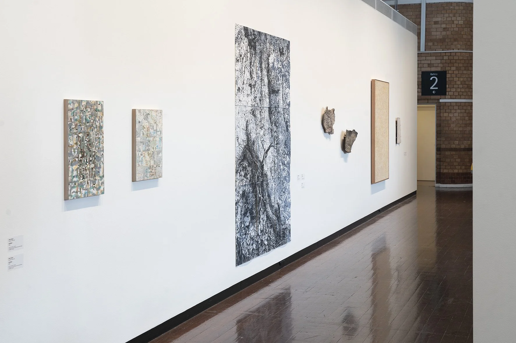 Installation of Material Nature at the ANU Drill Hall Gallery, 20 June - 10 August, 2025.