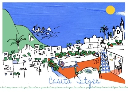 Post Card for Holiday Home Casita Sitges, Spain