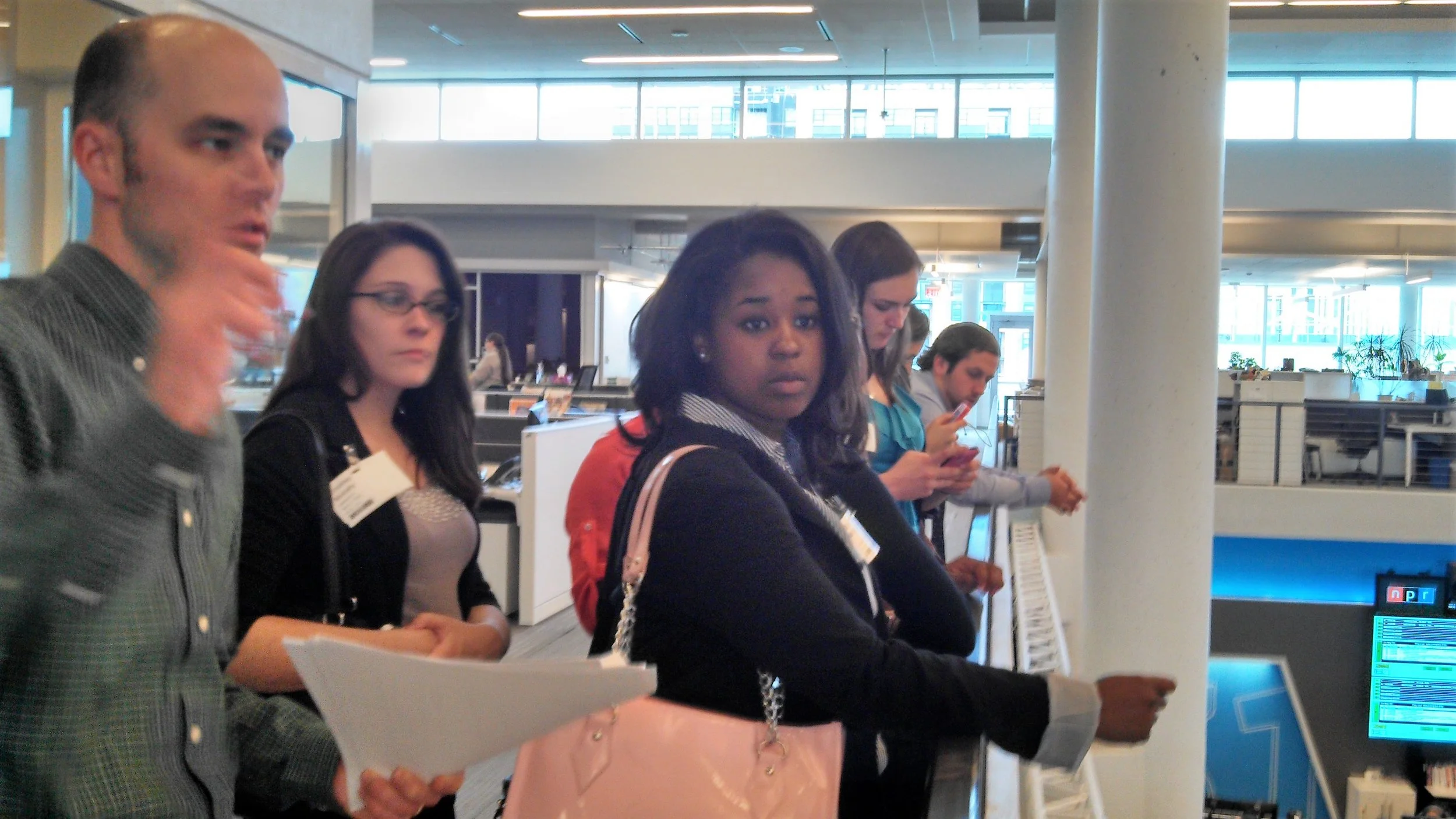 Salisbury University Marketing Club, Marketing Excellence, visits NPR