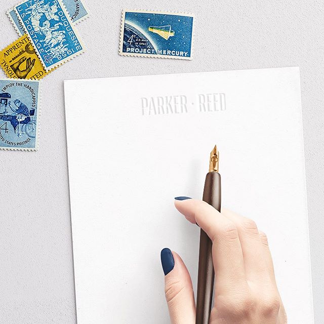Letterpressed personalized stationery is like a little black dress. It goes with EVERYTHING.
