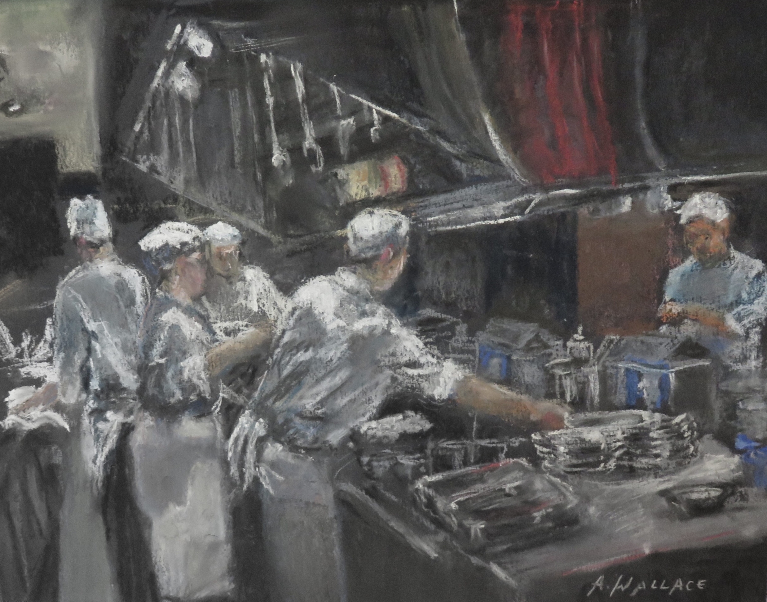 Prep Time, Pastel, 11" x 14"
