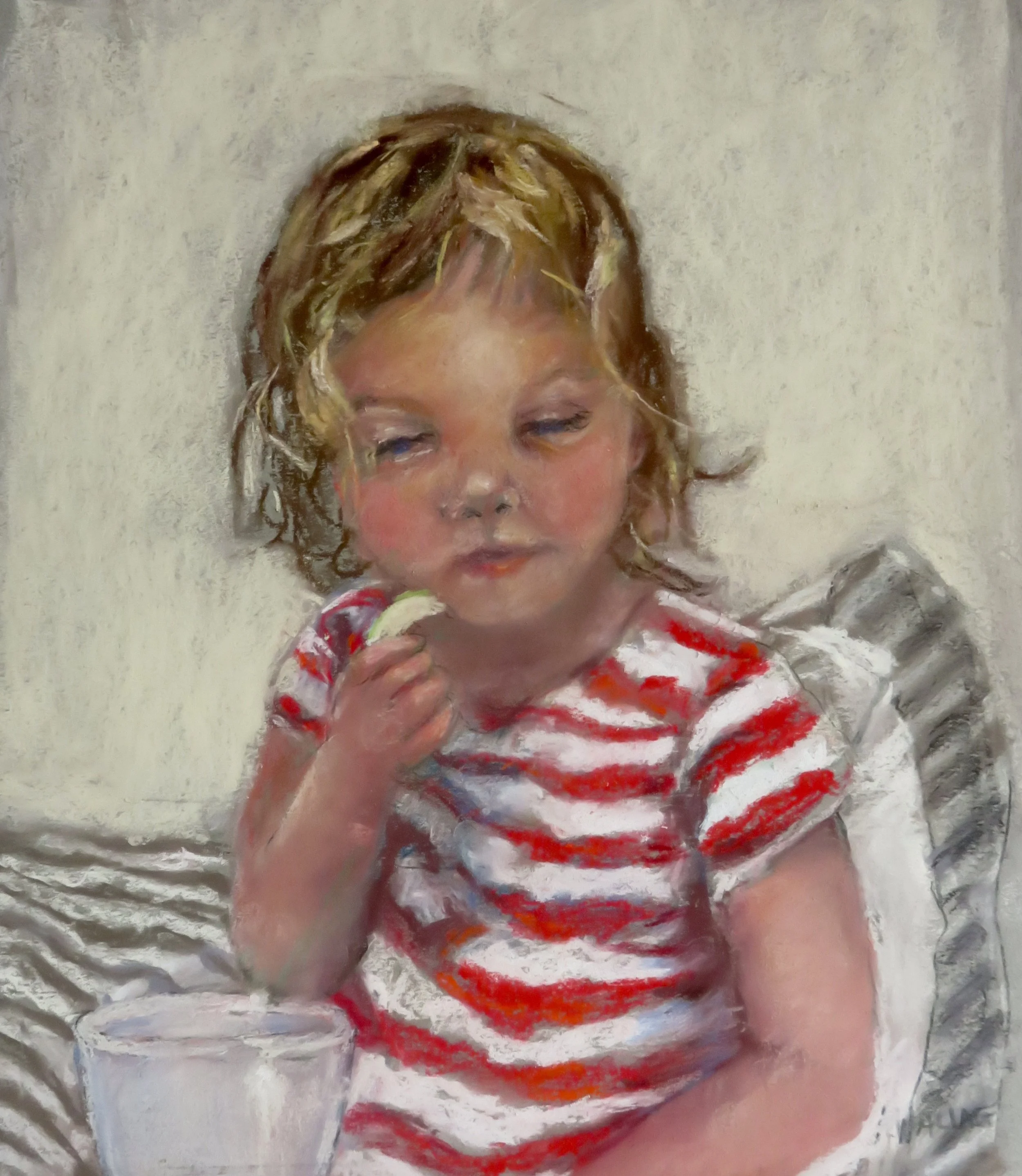 Afternoon Snack, Pastel, 11" x 14"