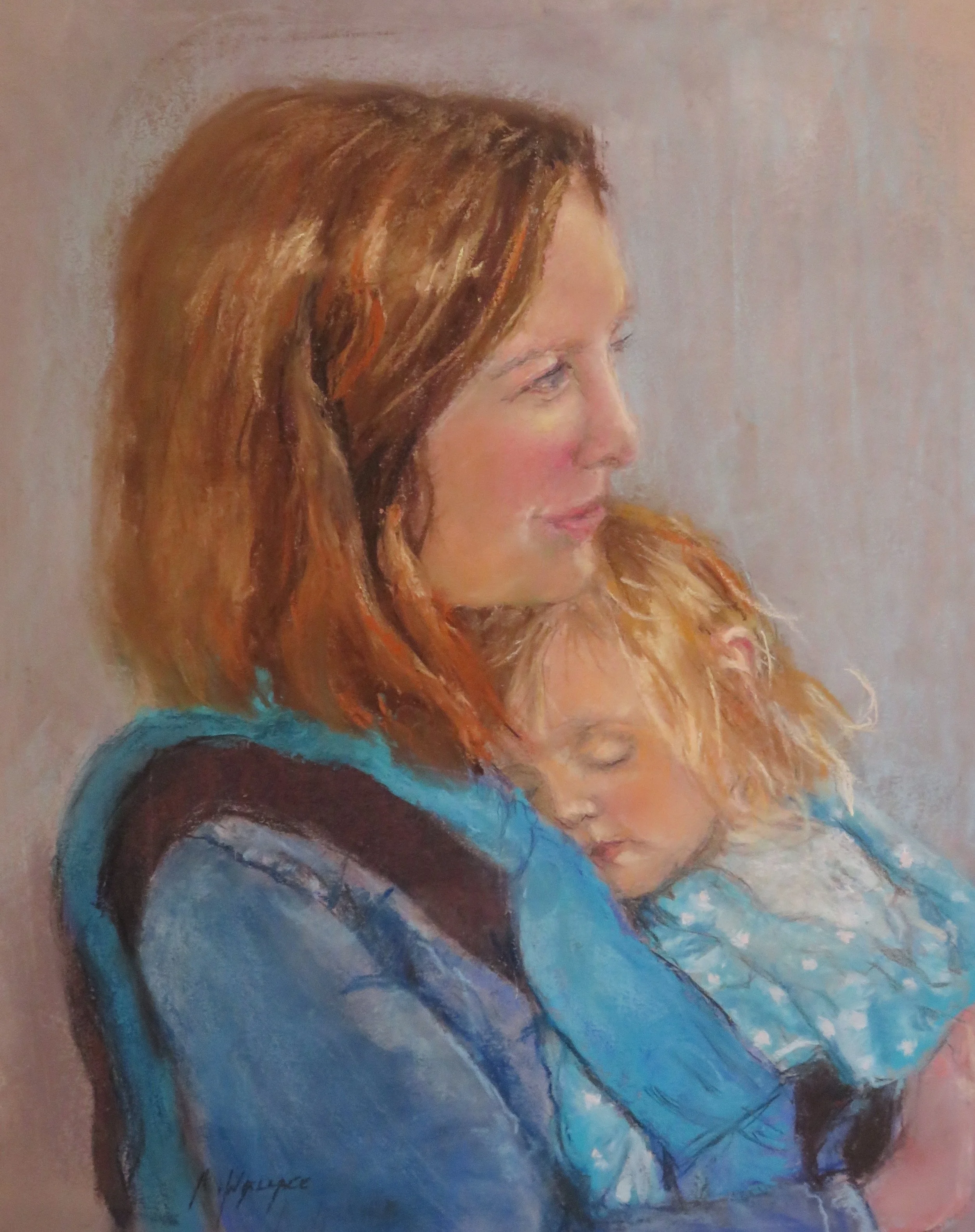 Comfort Zone, Pastel, 14" x 11"