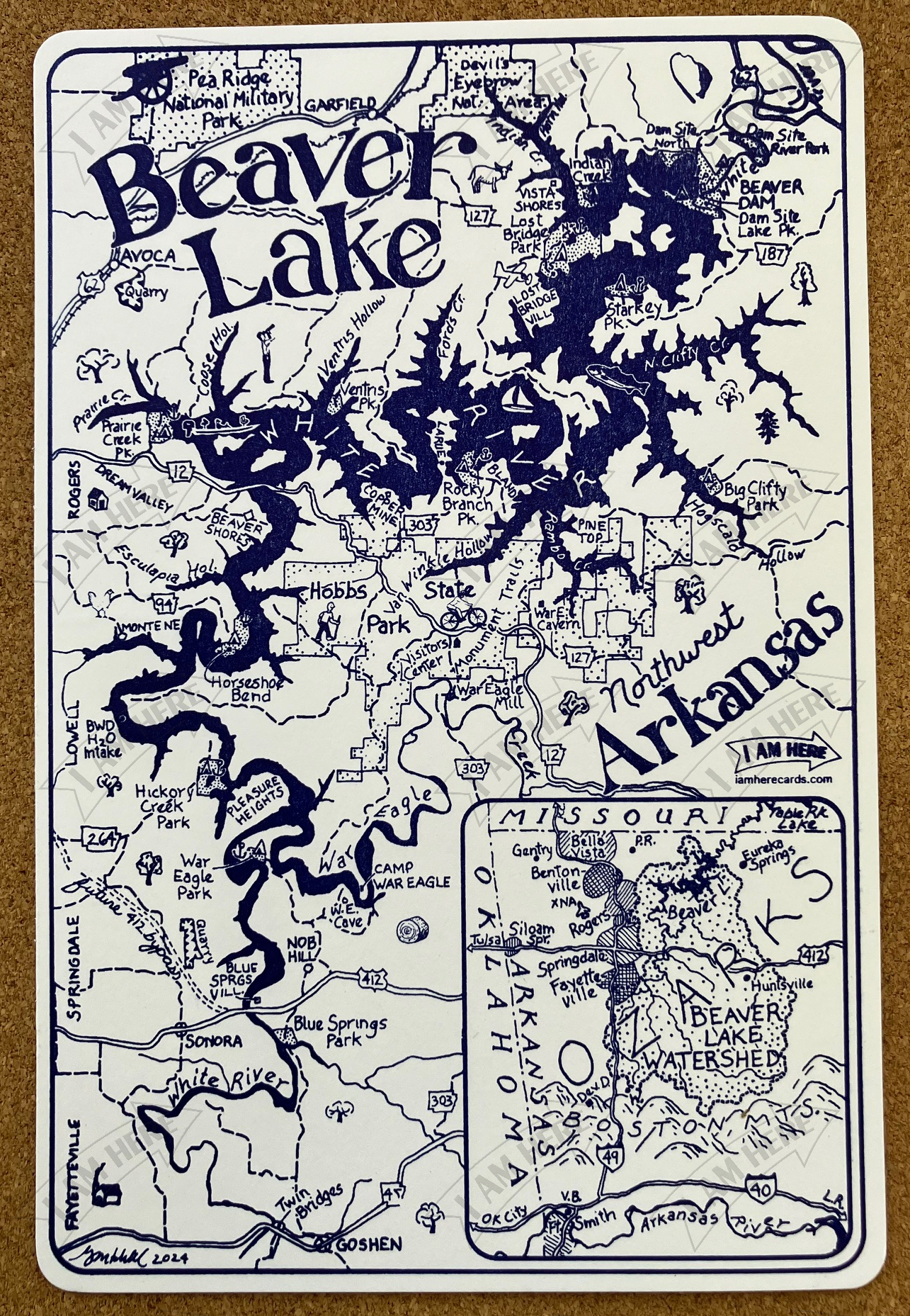Beaver Lake Postcard