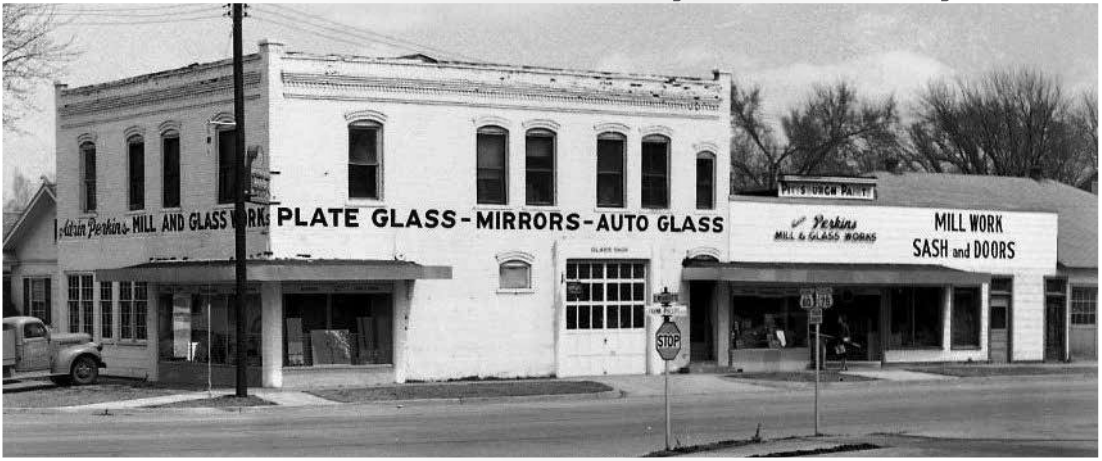 Original Adrin Perkins Glass Works