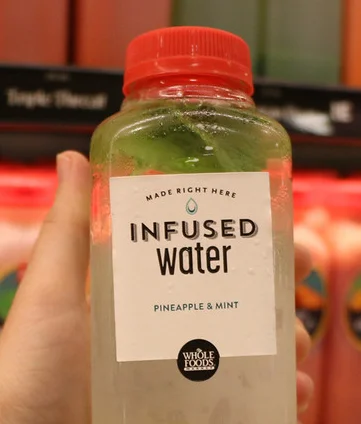 infused water labels