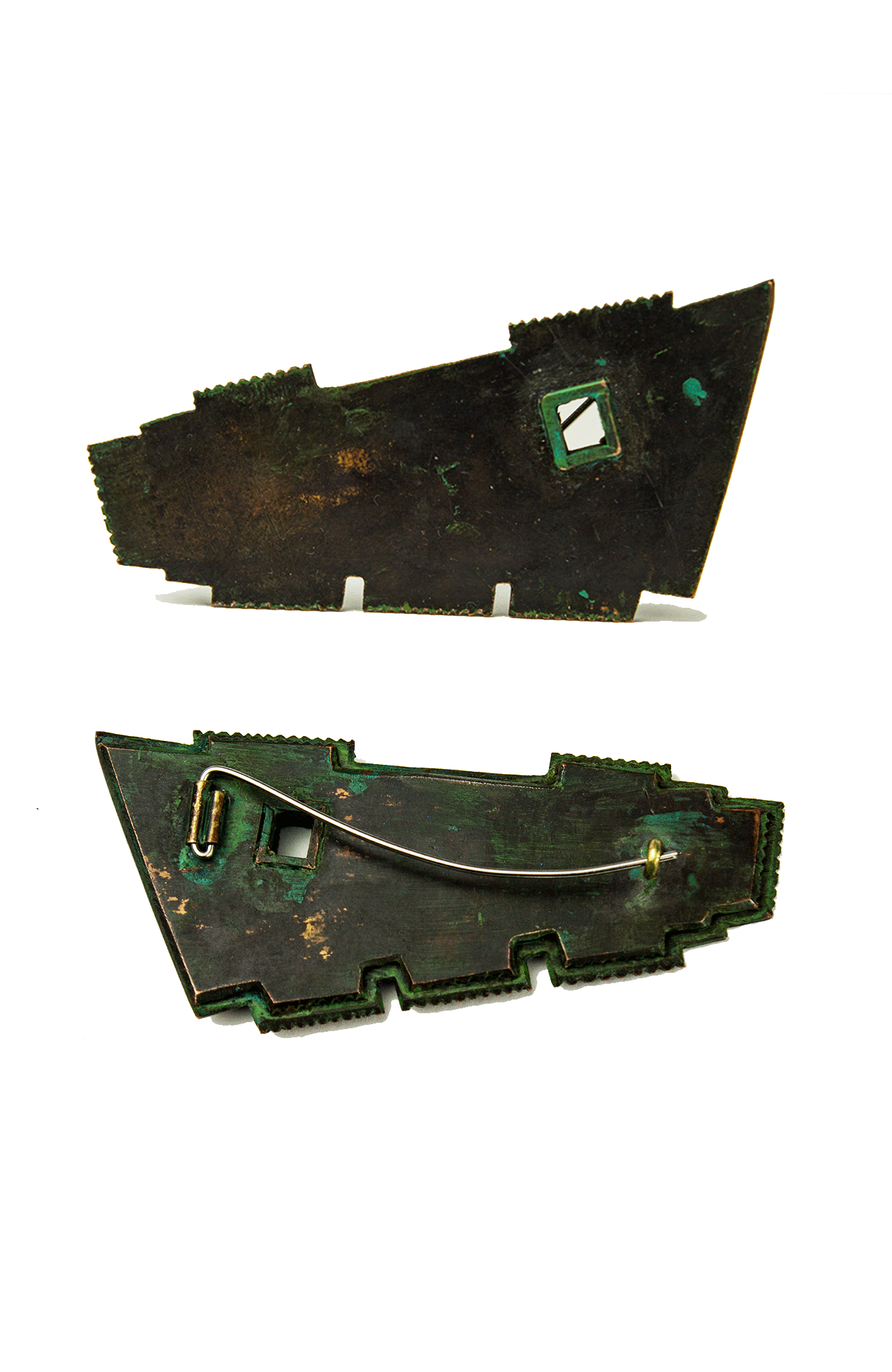 Forgotten Flatiron Brooch