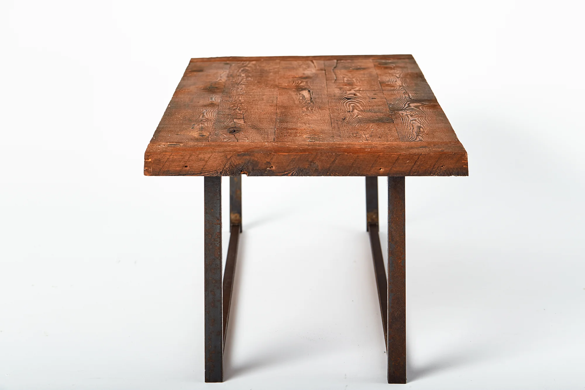 Barnwood Coffee Table with Reclaimed Legs — Living Edge Handcrafted ...