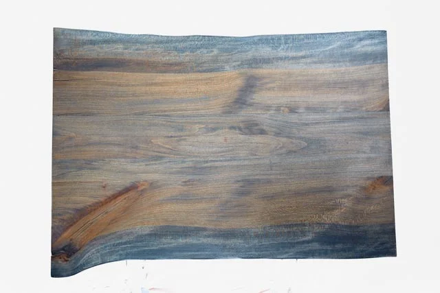 Sycamore Dining Table - Blue Stain - Top View.jpg