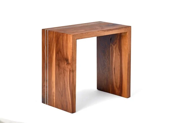 Walnut End Table - Front Angled View.jpg