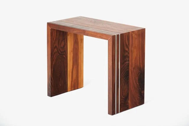 Walnut End Table - Rear View.jpg
