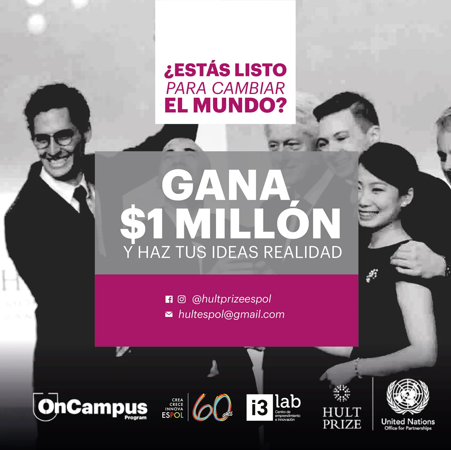 Gana $1 millón y haz tus ideas realidad con el Reto Hult Prize