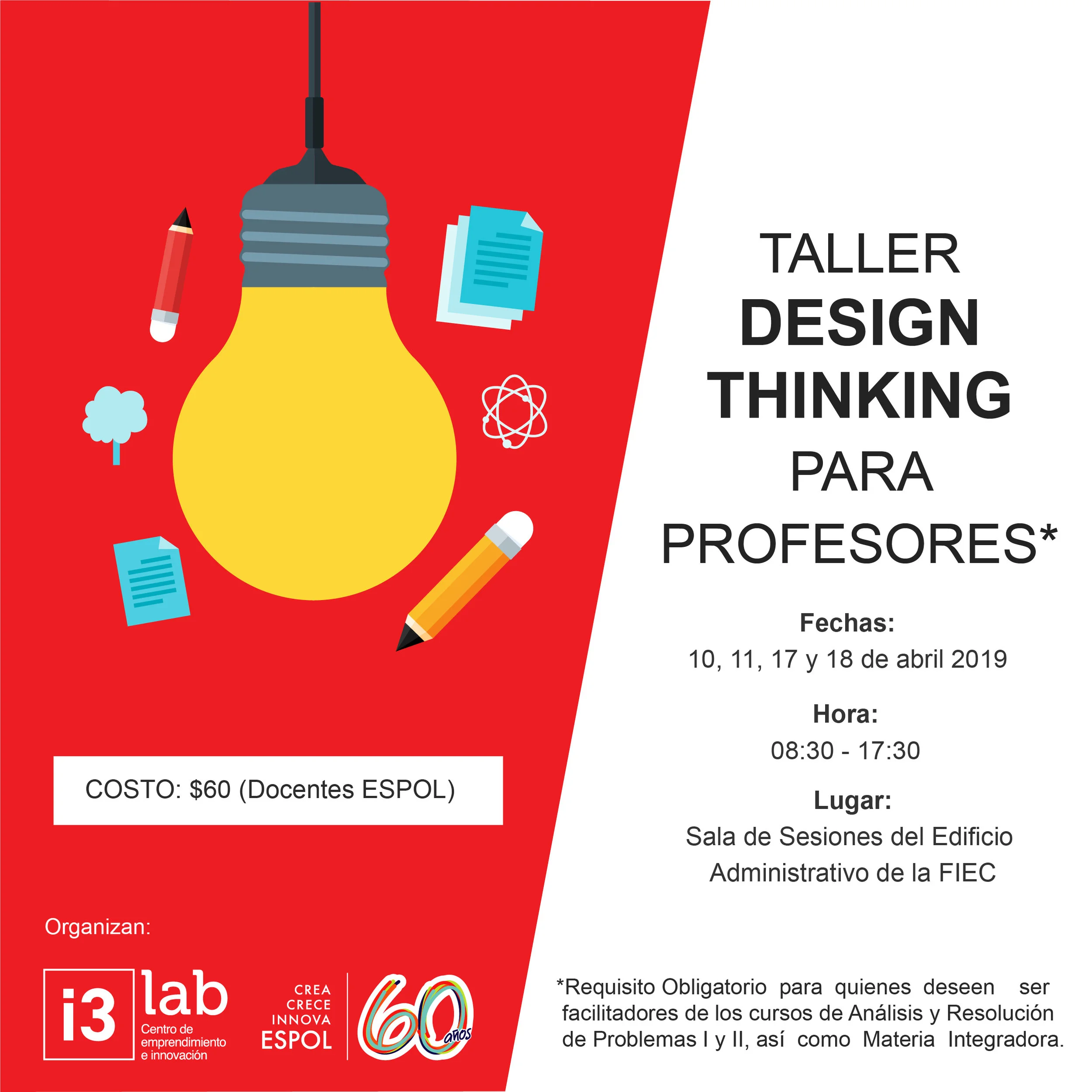 Taller de Design Thinking para profesores
