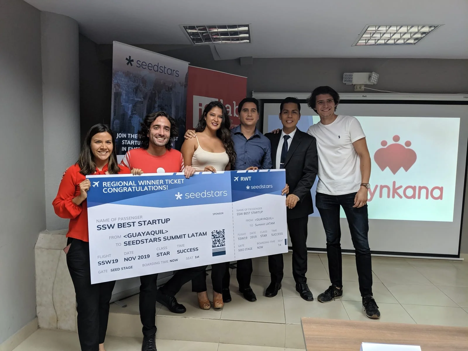 Mynkana gana concurso Seedstars Guayaquil
