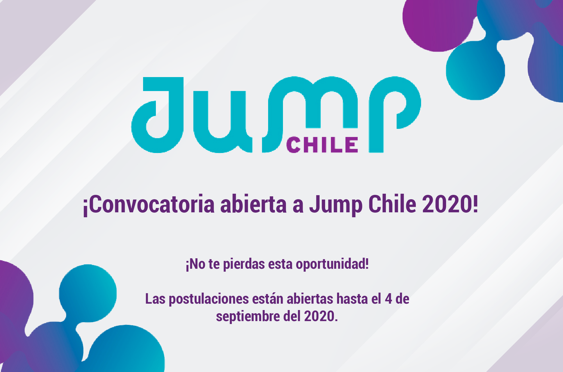 Convocatoria abierta a Jump Chile 2020