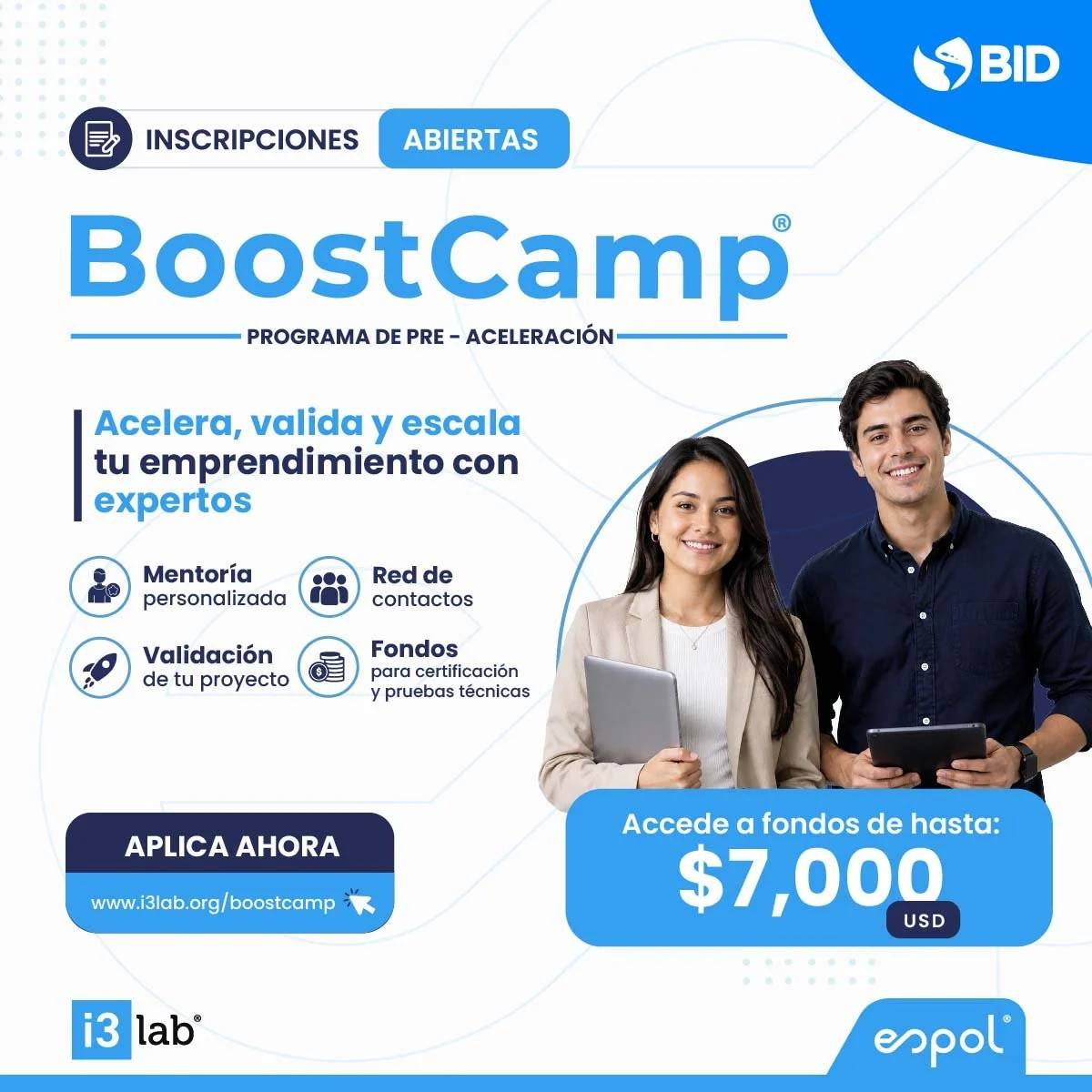 Acelera el crecimiento de tu negocio en BoostCamp 2026