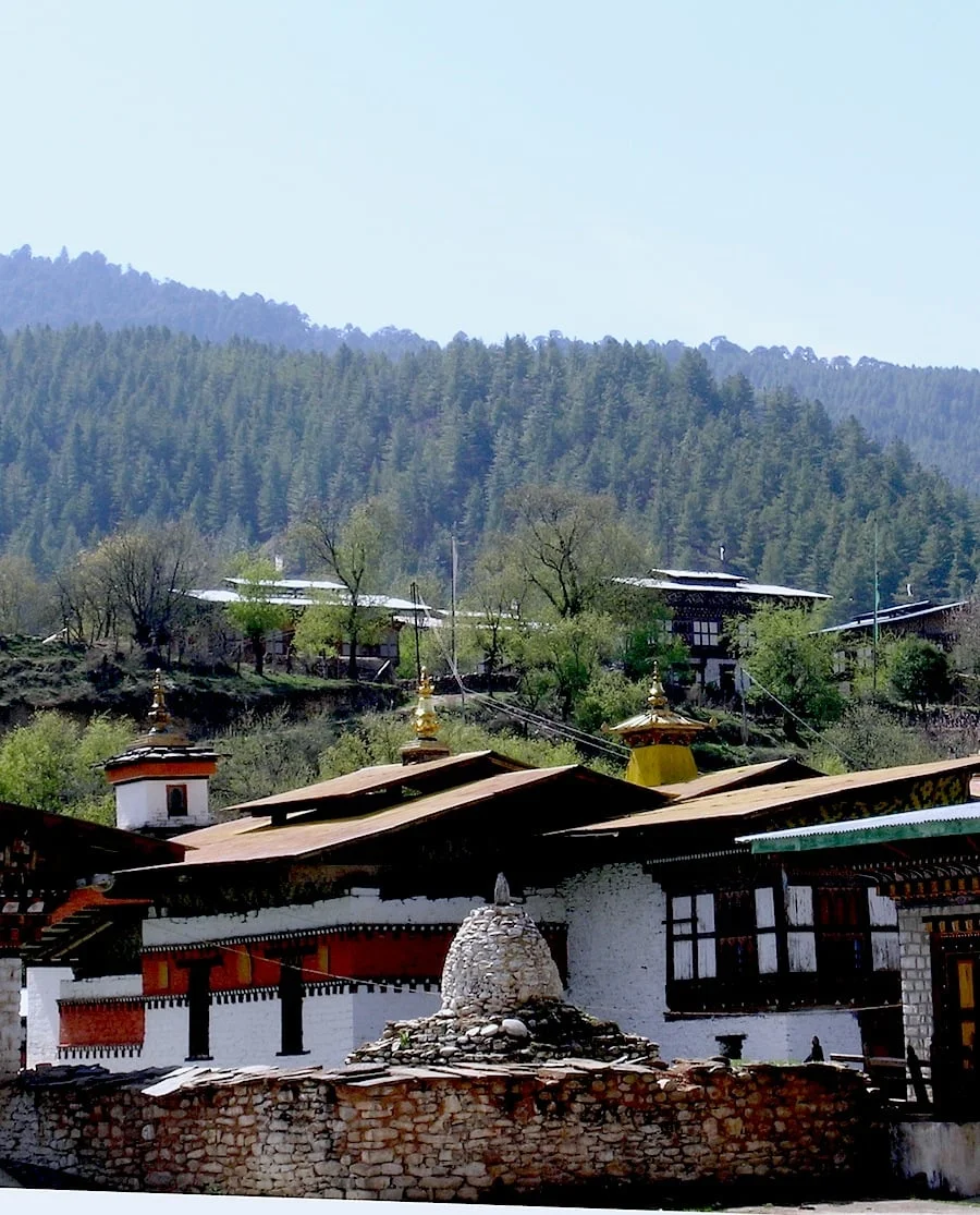 Gompa/monastery (Bumthang Valley, Central Bhutan)