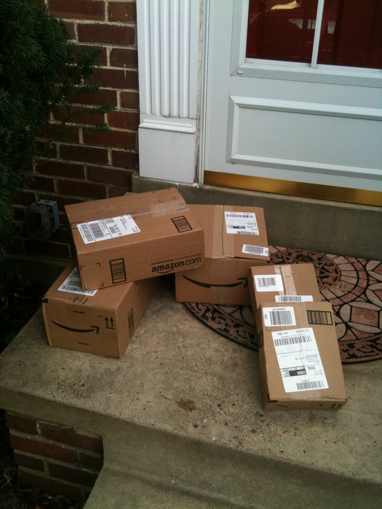 Amazon Packages. Drew Stephens CC-BY-SA-2.0
