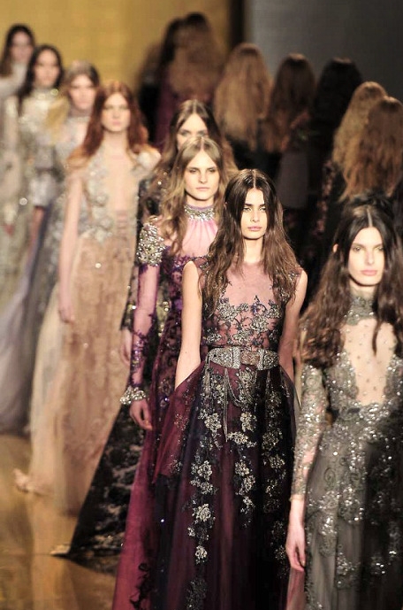 Reem Acra. New York FW15. Lead hair: Didier Malige