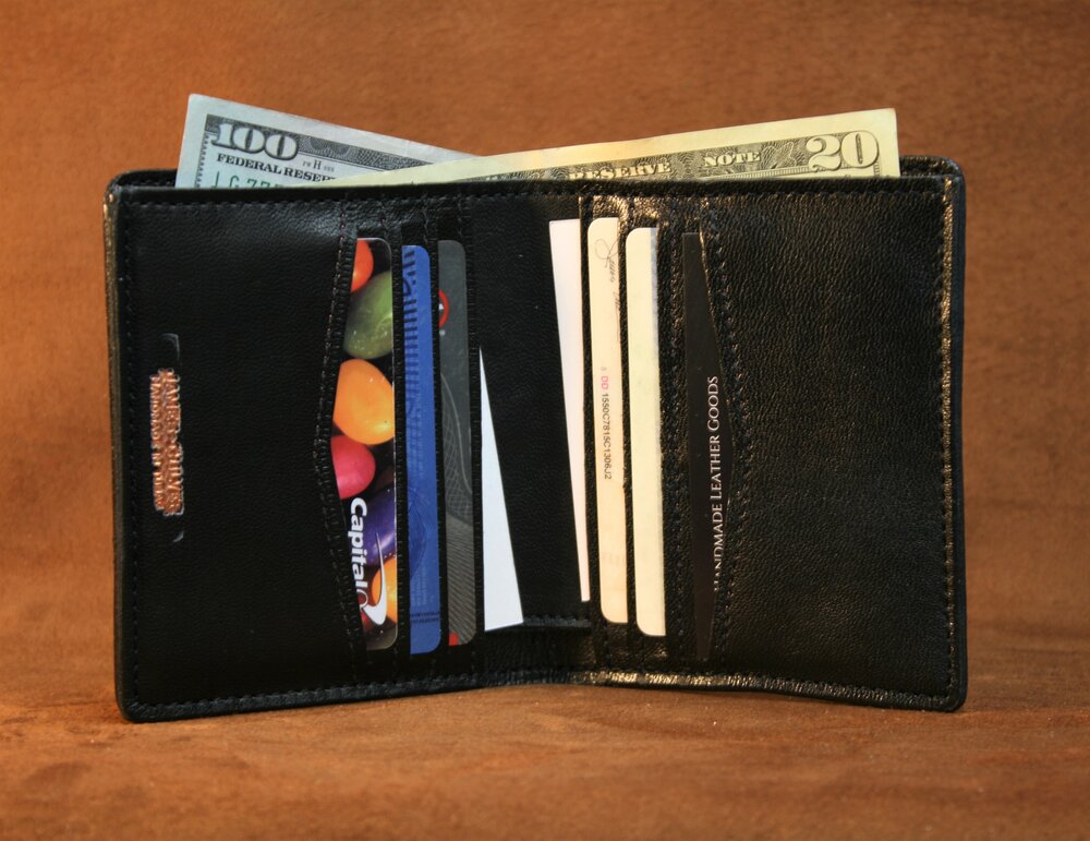 Black Lizard Money Clip Wallet