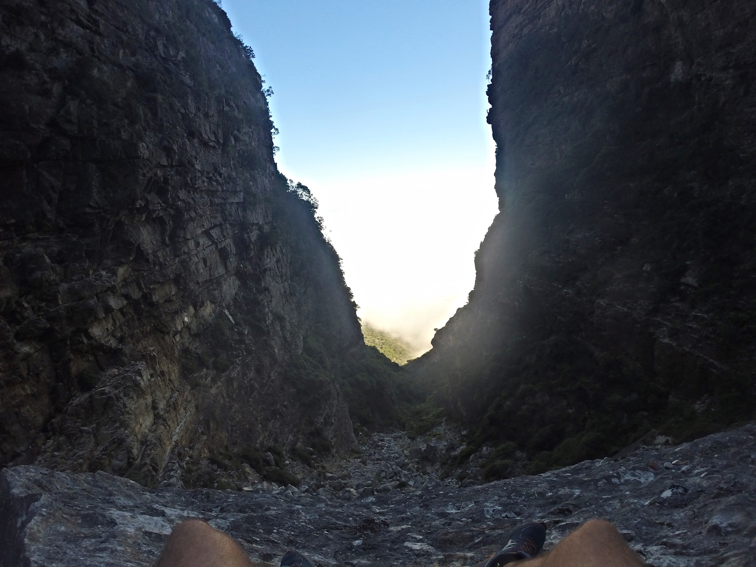 Staring down the rigde