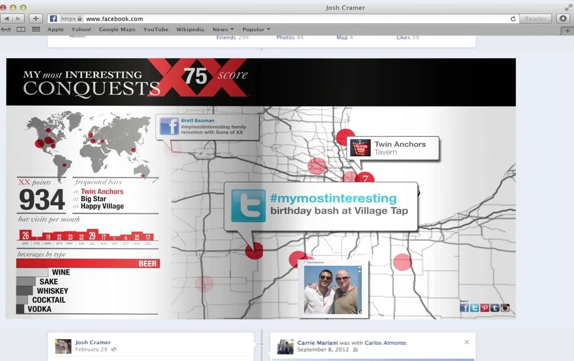 Dos Equis - My Most Interesting Facebook App