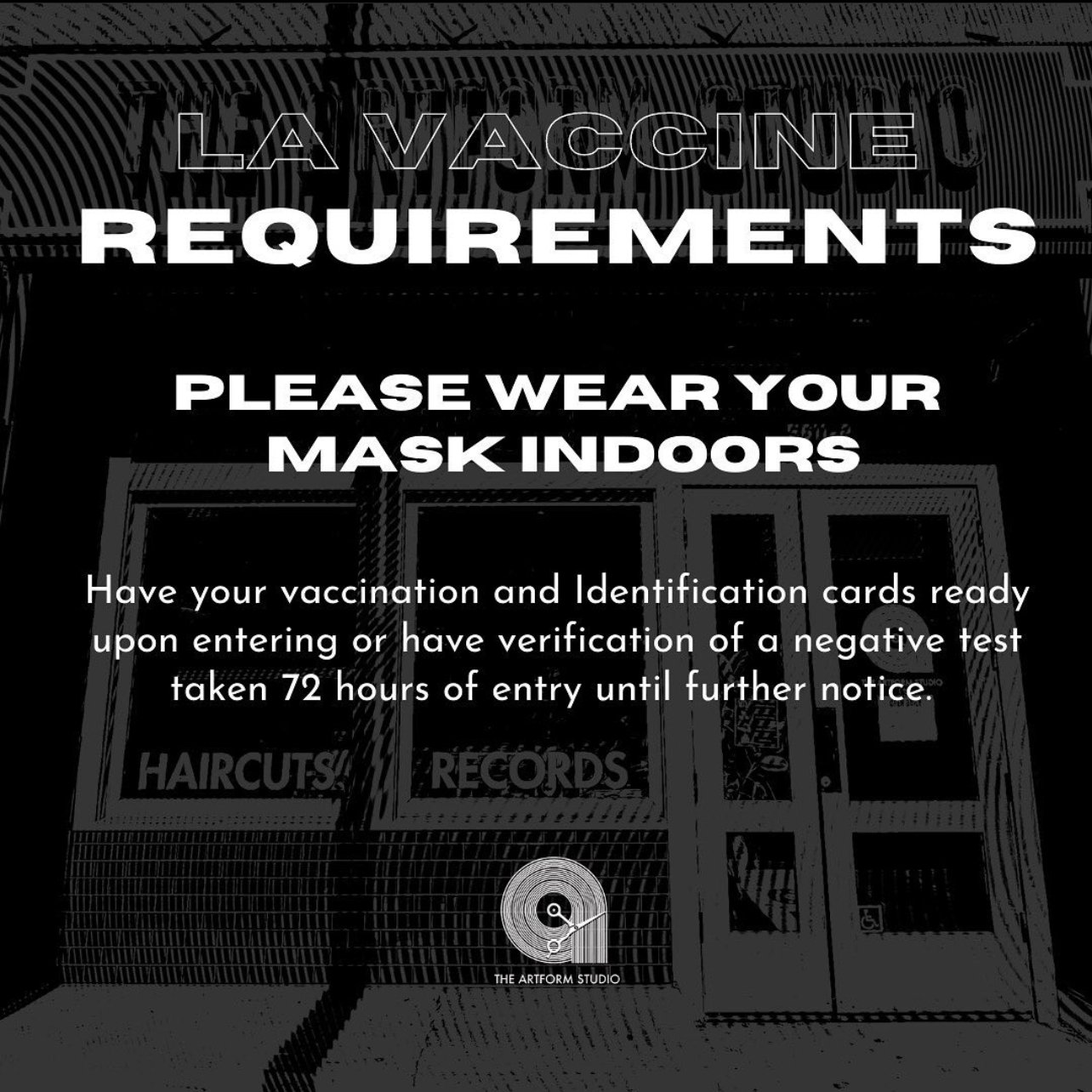 NEW LA VACCINE REQUIREMENTS (11-8-21)