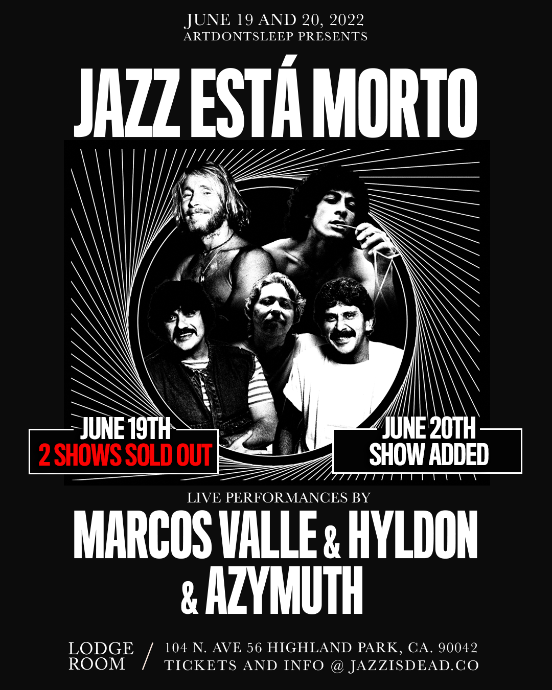 JAZZ ESTÁ MORTO: Marcos Valle &amp; Hyldon &amp; Azymuth