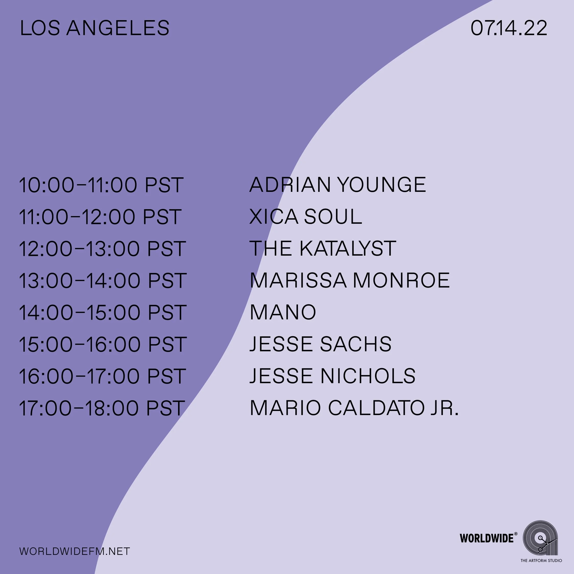 Artform Radio on Worldwide.FM