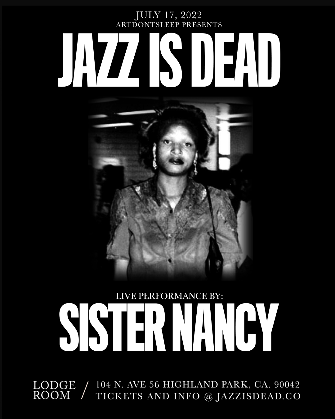 JID presents Sister Nancy 2 Sets 1 Night!