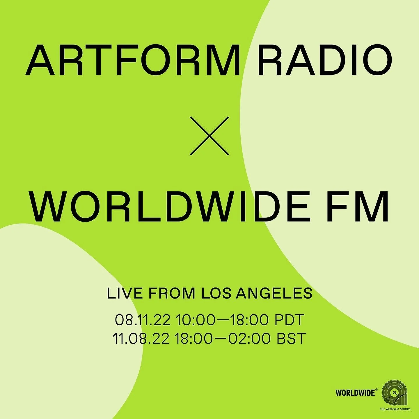 Artform Radio on WorldWideFM.net