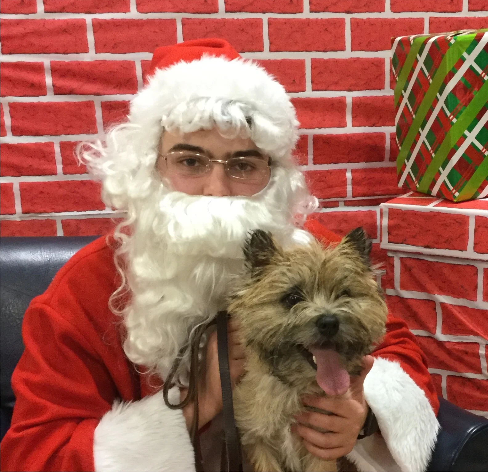  Tala asking Santa for a new Ball !! 