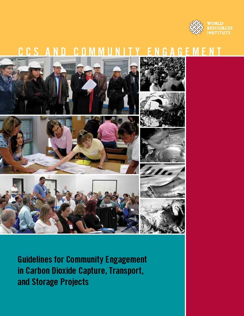96 page report on carbon capture and sequestration geared towards community engagement