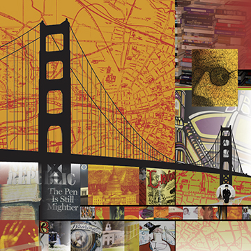 4' x 4' custom collage gallery wrap on canvas celebrating 40 years