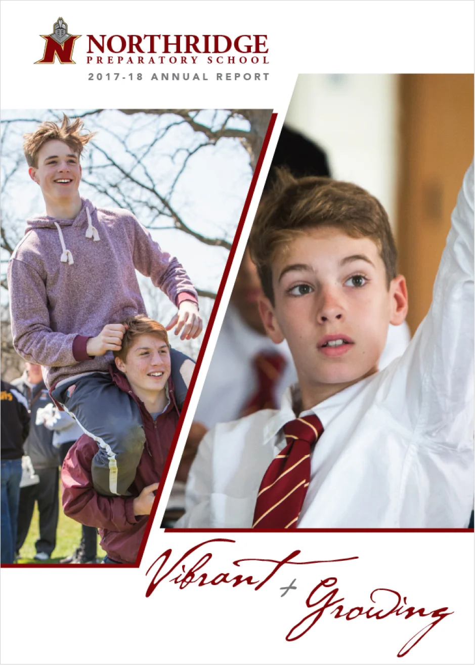 Cover for Northridge's Annual Report