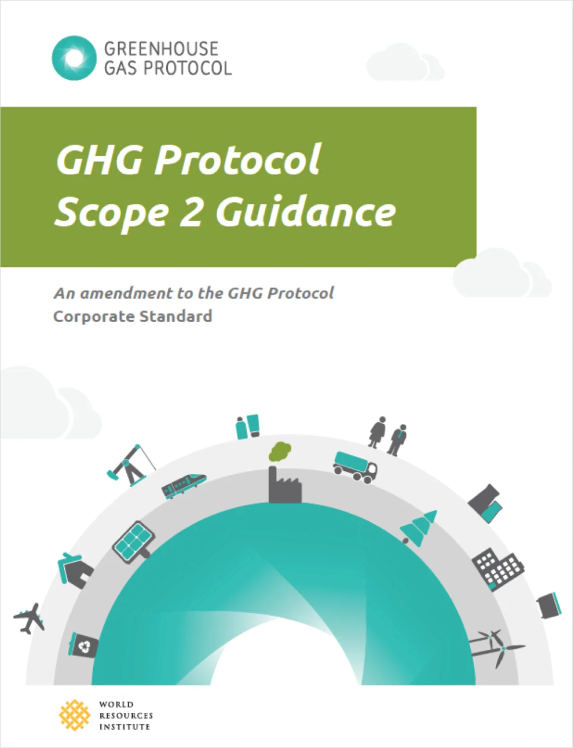 116 page plus cover report for the Greenhouse Gas Protocol and World Resources Institute