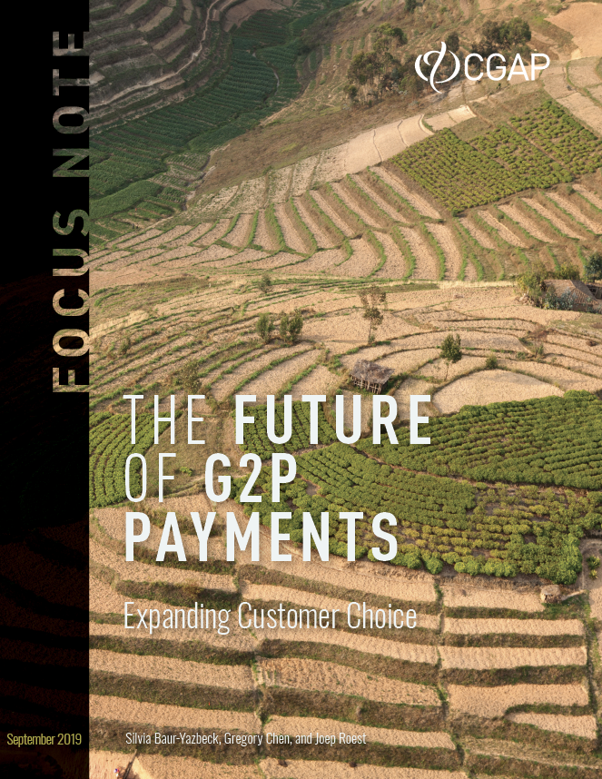 Cover design for CGAP's newly designed set of publications