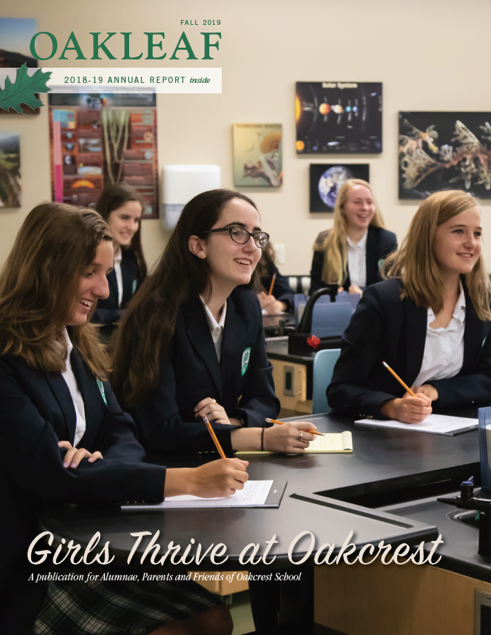 Magazine for Oakcrest school, Oakleaf