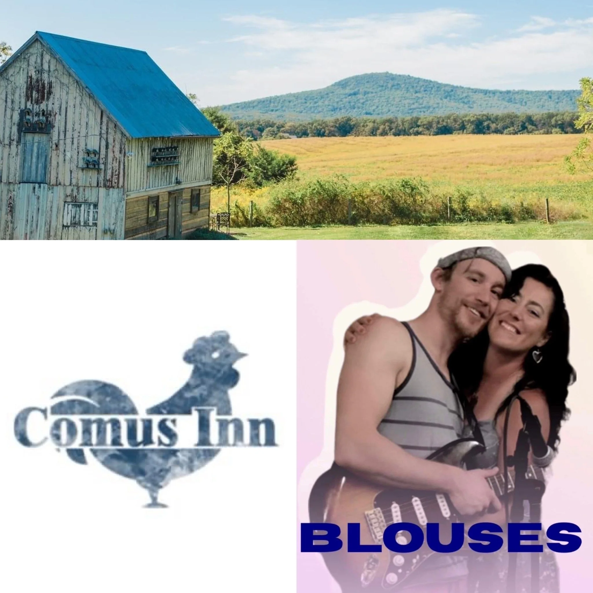 Blouses: Lauren Sumner and Bryan Wolf at The Comus Inn