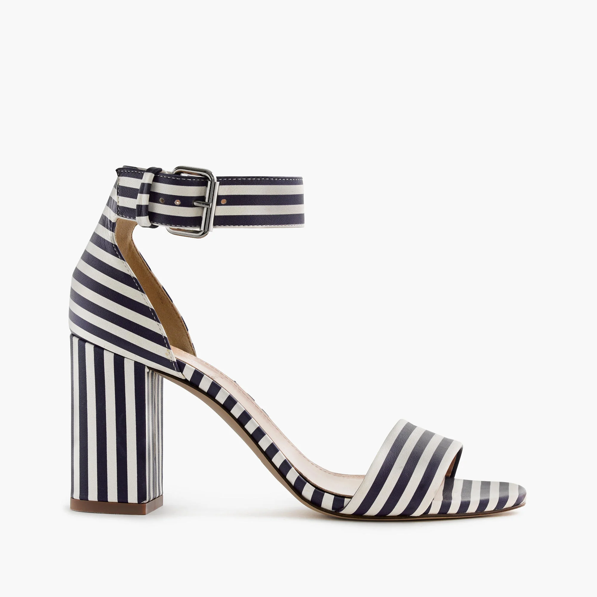 Striped Strappy High-Heel Sandals available at J.Crew- $268 + 20% off