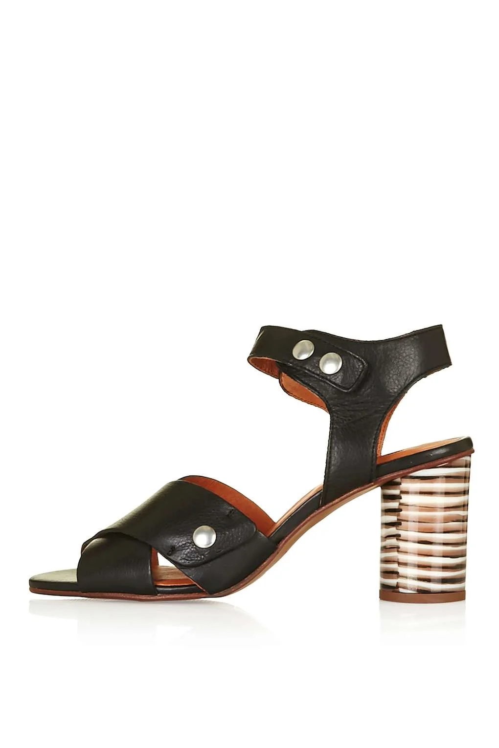 NATURE Cross Strap Sandals available at Topshop- $125