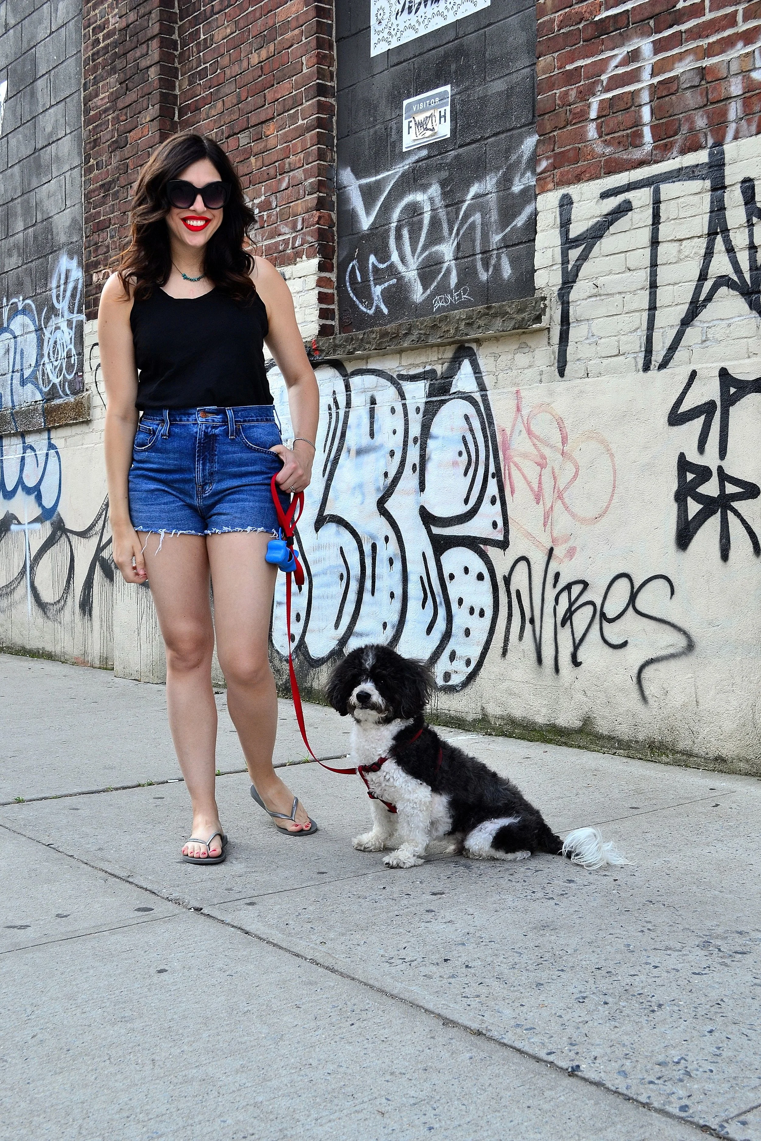tank- Madewell , jean shorts- Madewell , flip flops- Havaianas , sunglasses- Urban Outfitters, necklace- picked up at a street stand near the Grand Canyon