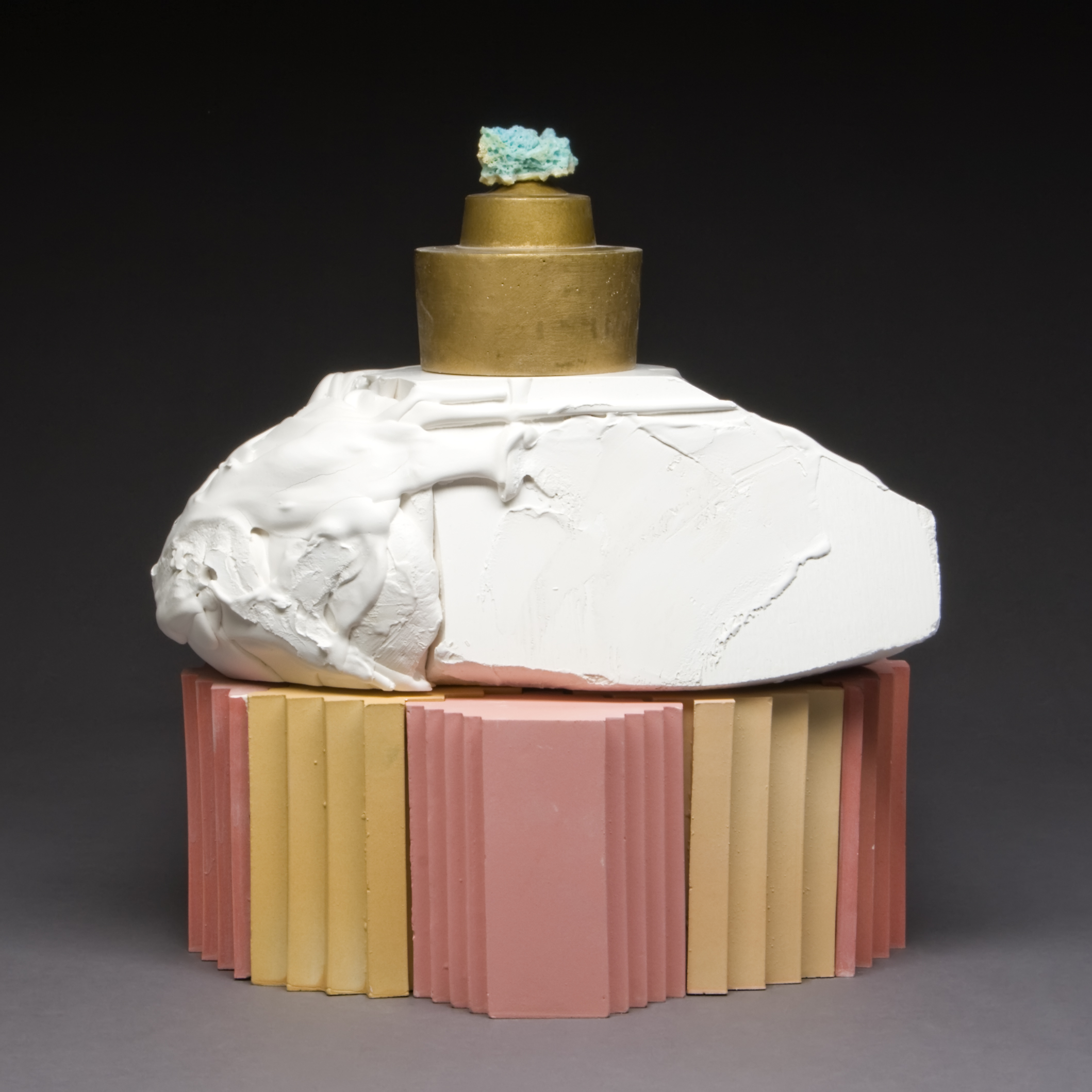  Material Shrine Ceramic, plaster, paint, soda ash 21" x 18" x 14" 2011 Photo Credit: Jim Walker 